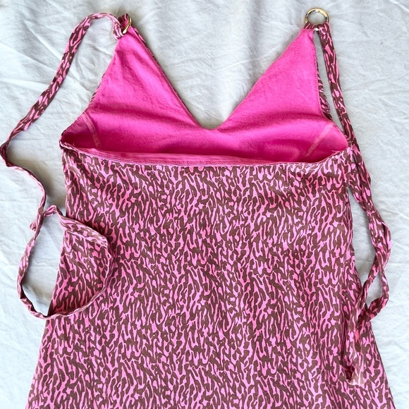 Vintage Victoria Secret Sexy Bra Top Halter Swim Suit Cover Up Dress - Picture 11 of 16